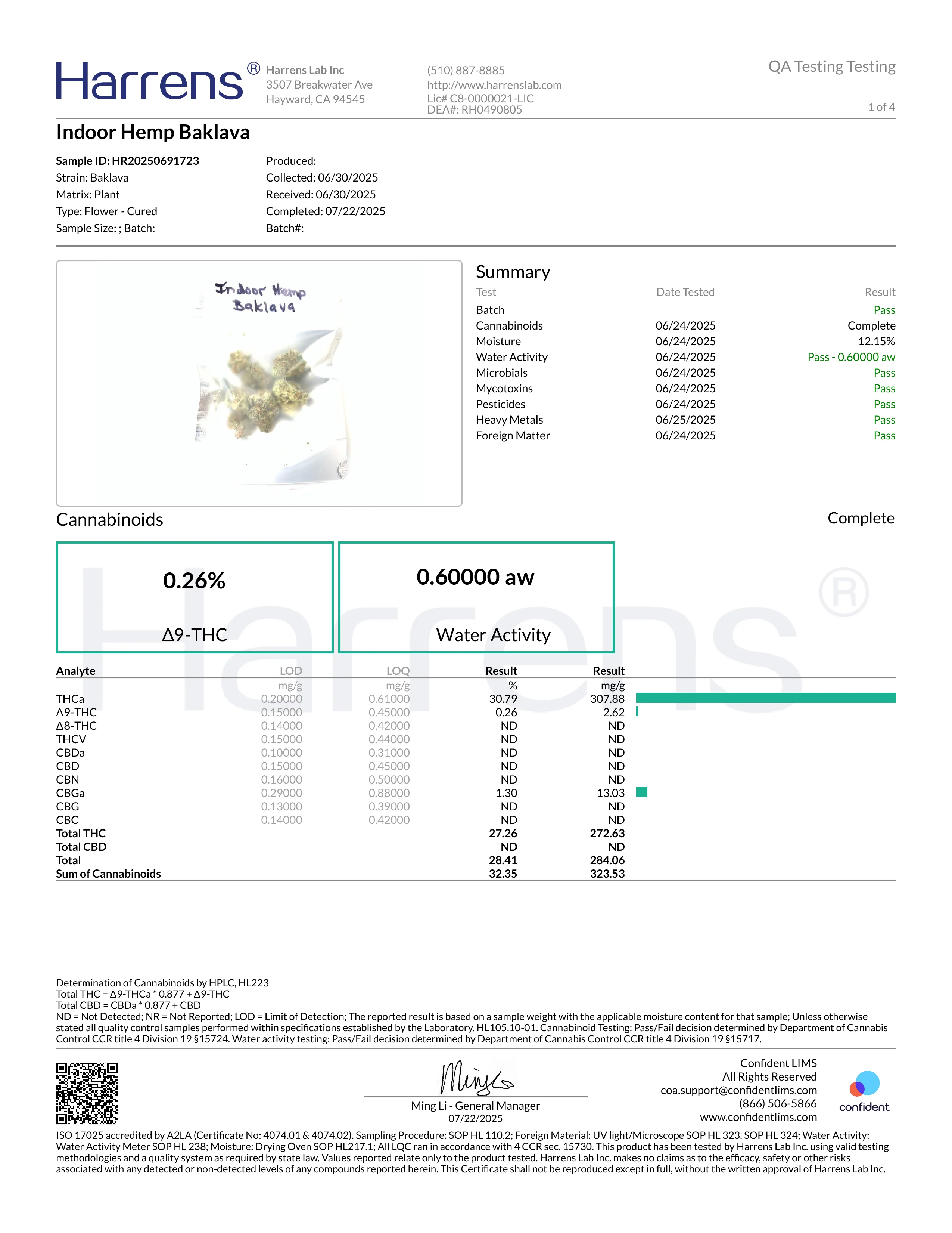 Baklava – Best THCa Hemp Flower - Hybrid - Image 3